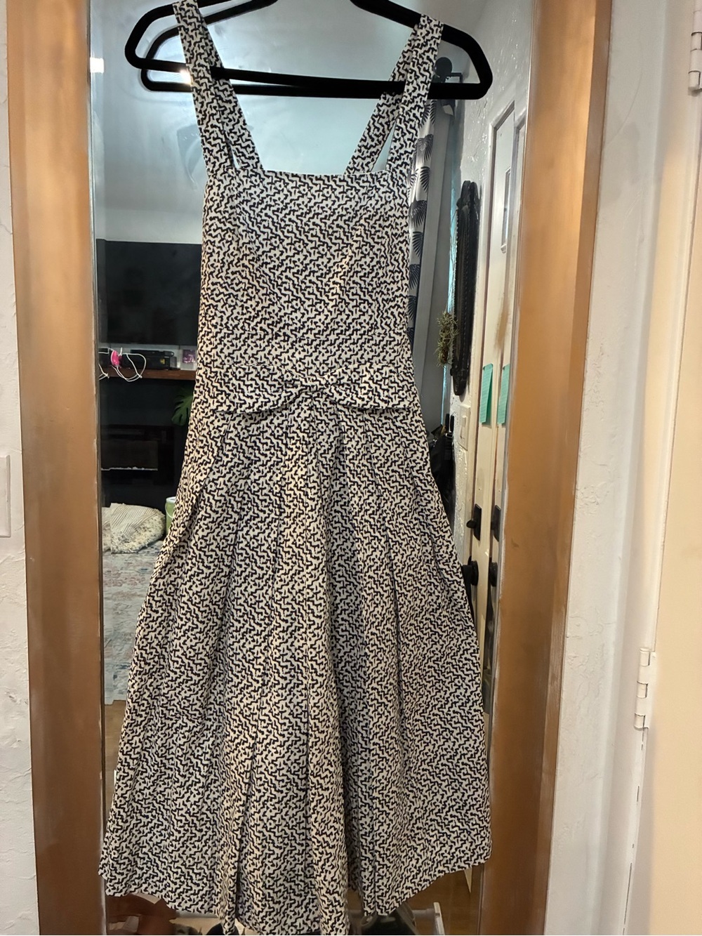 Emily & Fin Lily Dress | Black & White | Medium